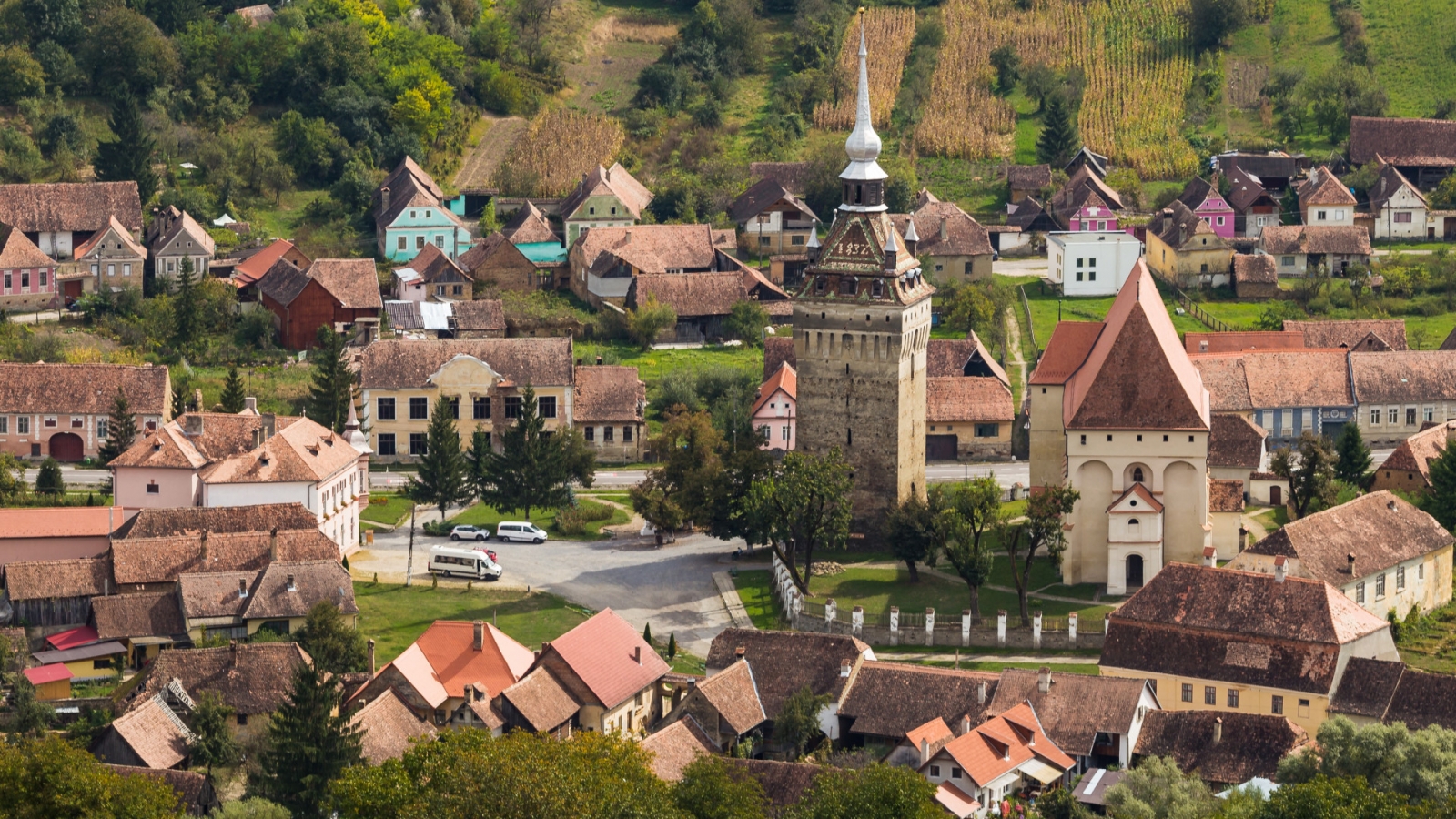saschiz, sat medieval, sat sasesc, sat transilvania, biserica fortificata