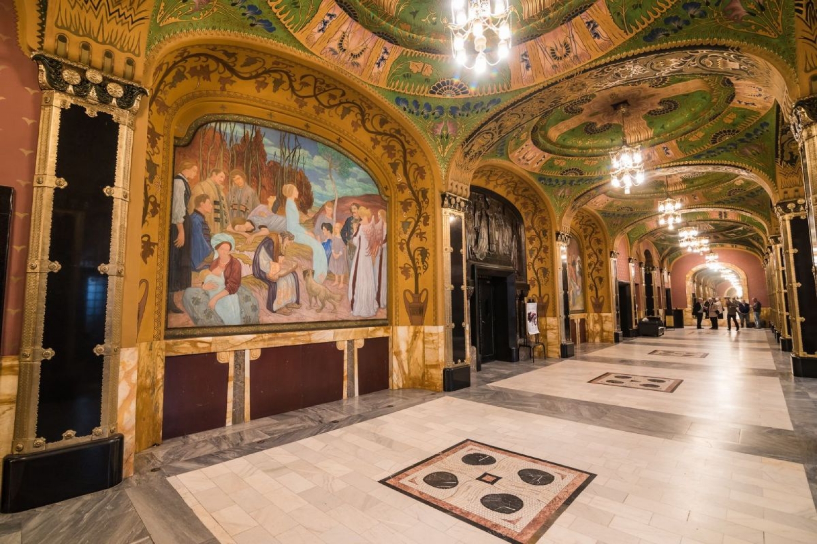 Palatul Culturii Targu Mures, art noveau, nivel european