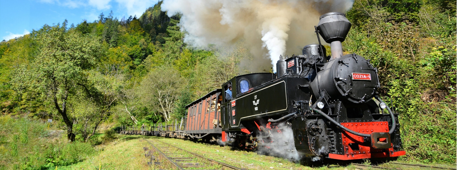 mocanita,valea vaserului, calea ferata din viseu de sus, nordul romaniei, judetul maramures, tren cu aburi, tren