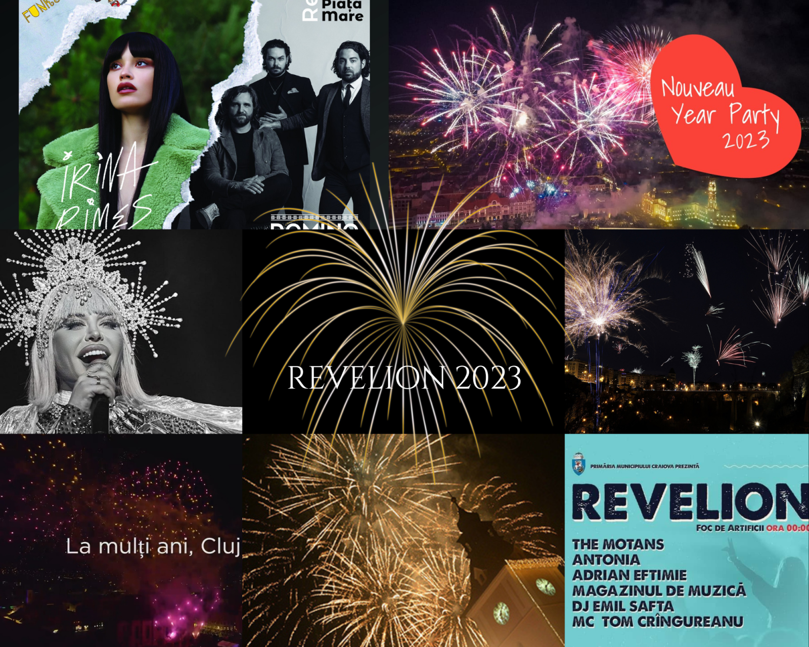 Revelion 2023: 7 oraşe din România unde poți să mergi la concert