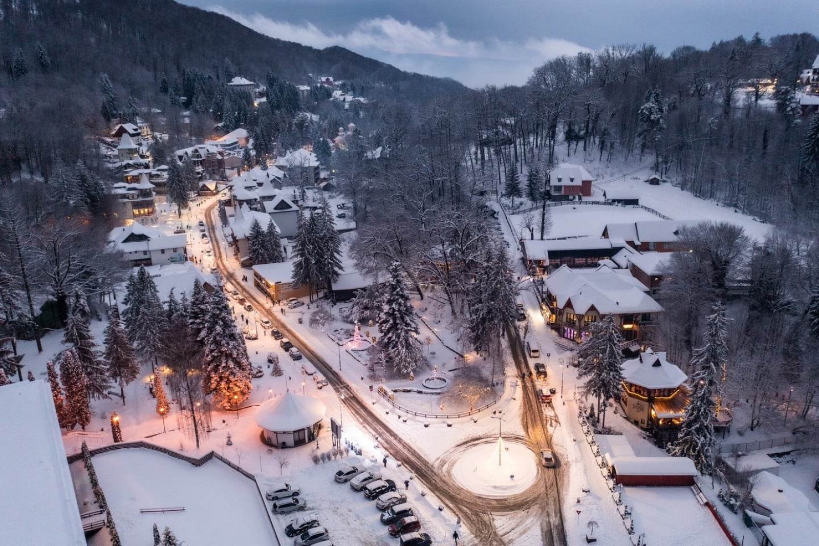 sovata iarna, statiune, oras in zapada