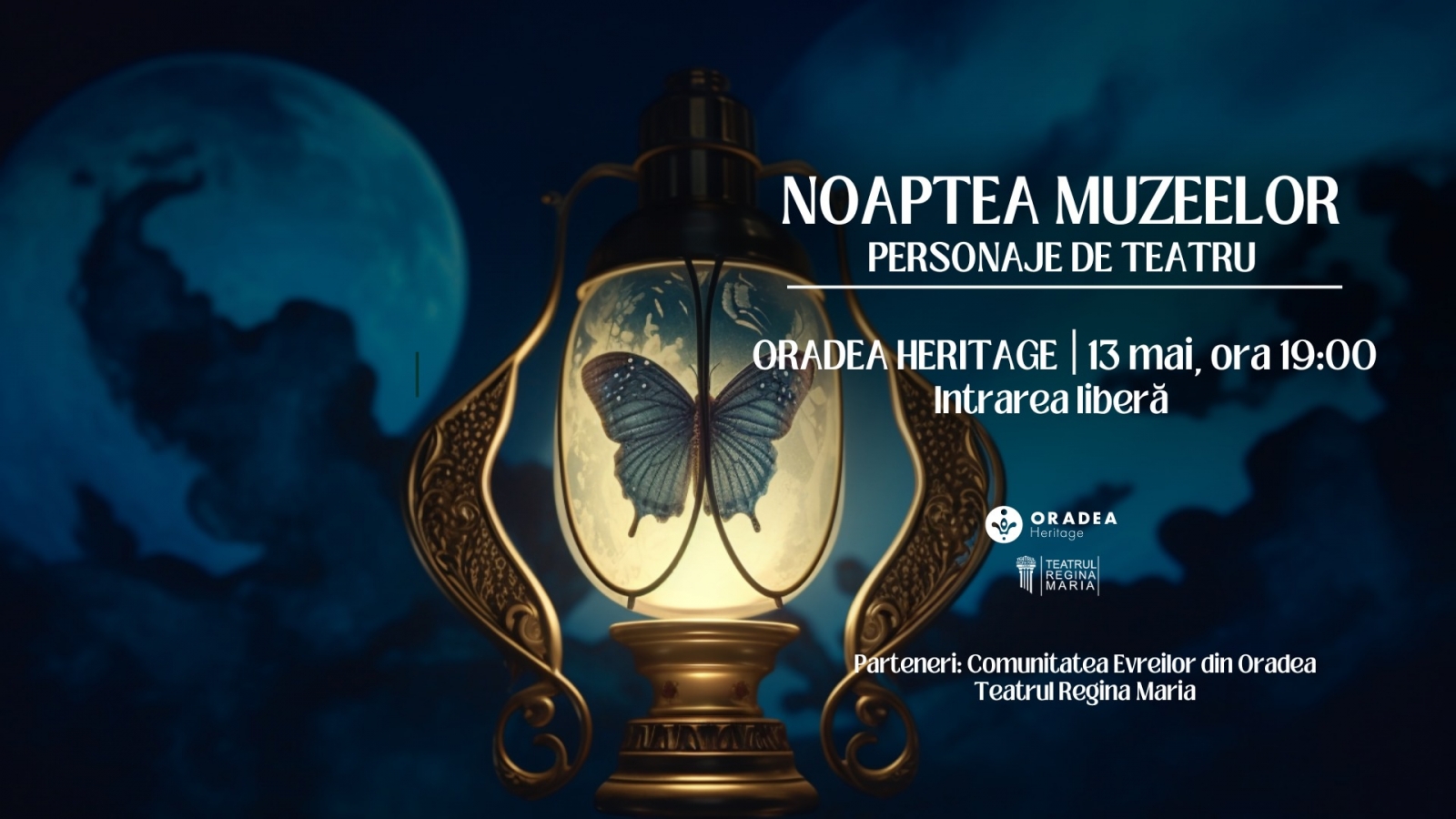 Nagyváradon a Múzeumok Éjszakája plakat 