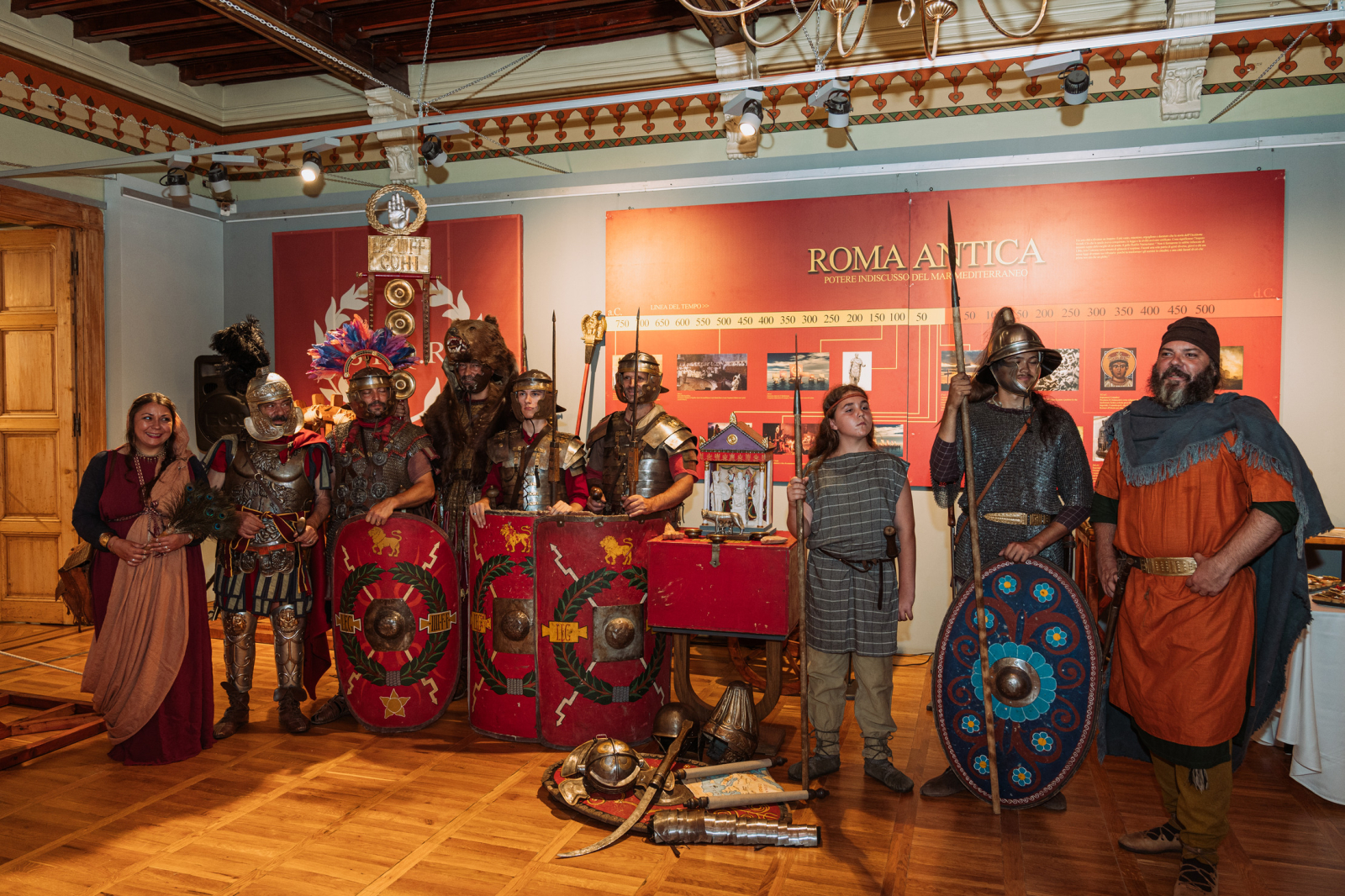 Legionari romani, castelul cantacuzino 