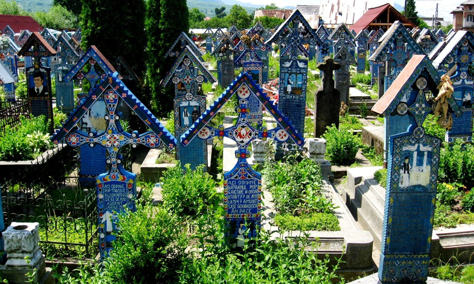 Maramureș , cimitirul vesel