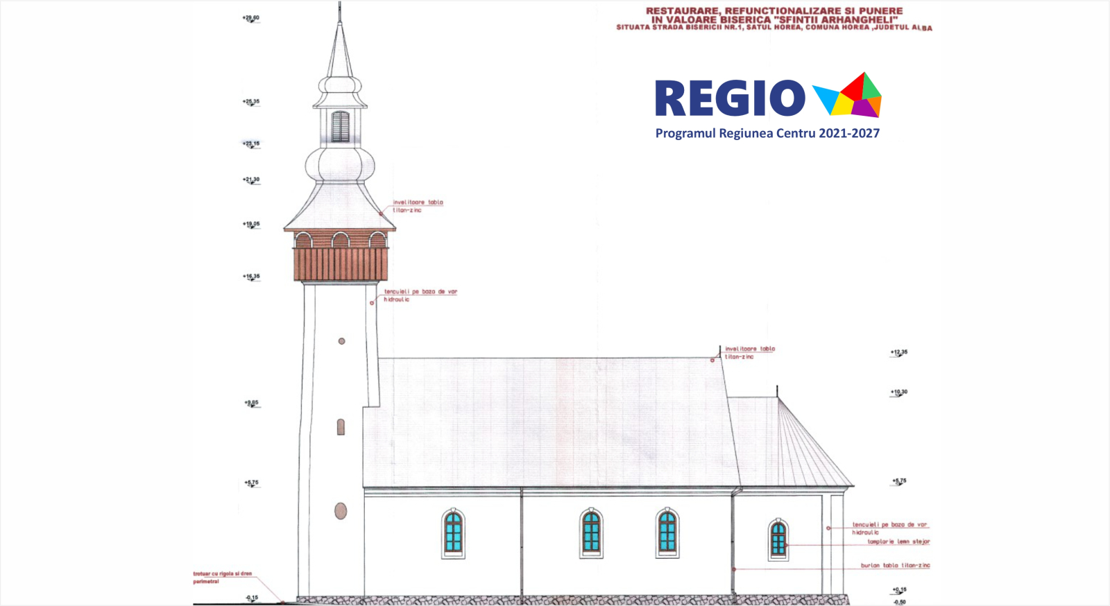 Proiect restaurare Biserica Sfinții Arhangheli